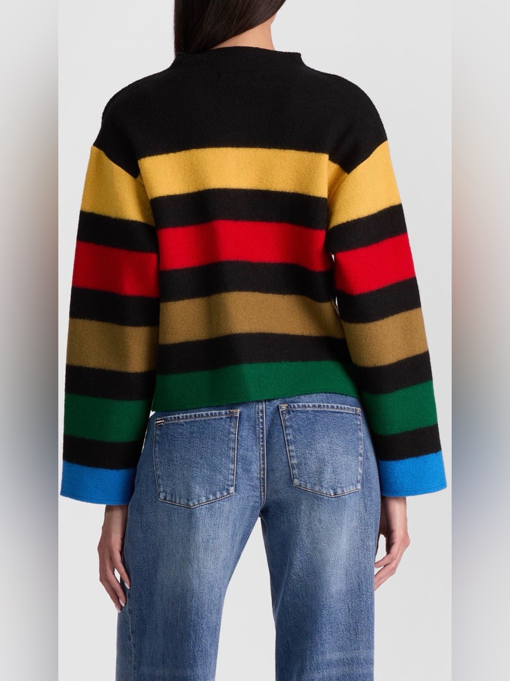Alice + Olivia Pearson Stripe Wool Jacket - Picture 2 of 5